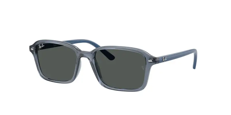Bambino Ray - Ban RJ9131S 711087 Occhiali da sole Nylon Blu Grigio Squadrata Normale