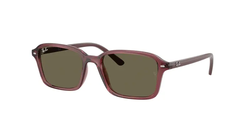 Bambino Ray - Ban RJ9131S 7197/3 Occhiali da sole Nylon Viola Marrone Squadrata Normale