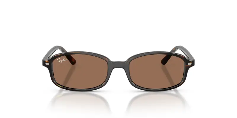 Bambino Ray - Ban RJ9132S 152/73 Occhiali da sole Nylon Tartaruga Marrone Geometrica Normale miniatura 3