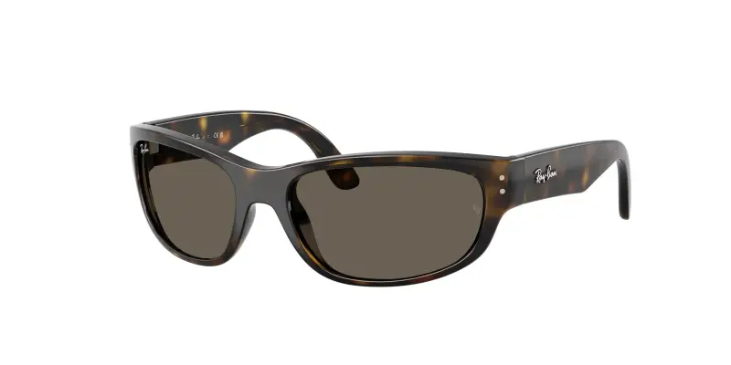 Bambino Ray - Ban RJ9189S 152/3 Occhiali da sole Iniettato Tartaruga Marrone Pillow Normale