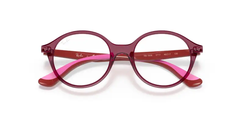 Bambino Ray - Ban RY1606 3777 Montature da vista Plastica Rosa Rotonda miniatura 2