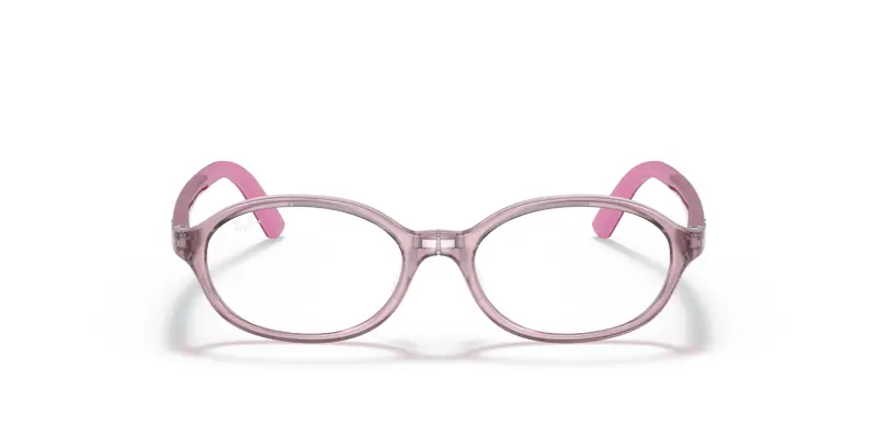 Bambino Ray - Ban RY1616D 3912 Montature da vista Iniettato Rosa Rotonda miniatura 3