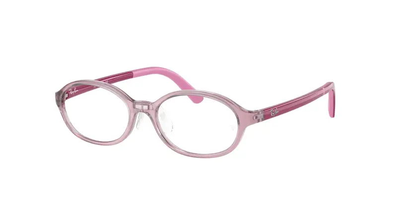 Bambino Ray - Ban RY1616D 3912 Montature da vista Iniettato Rosa Rotonda