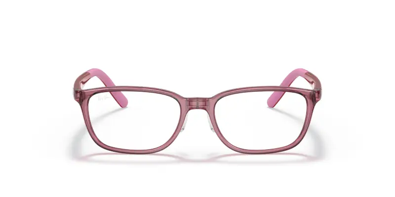 Bambino Ray - Ban RY1617D 3777 Montature da vista Iniettato Rosa Squadrata miniatura 3