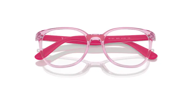 Bambino Ray - Ban RY1631 3976 Montature da vista Iniettato Rosa Pantos miniatura 2