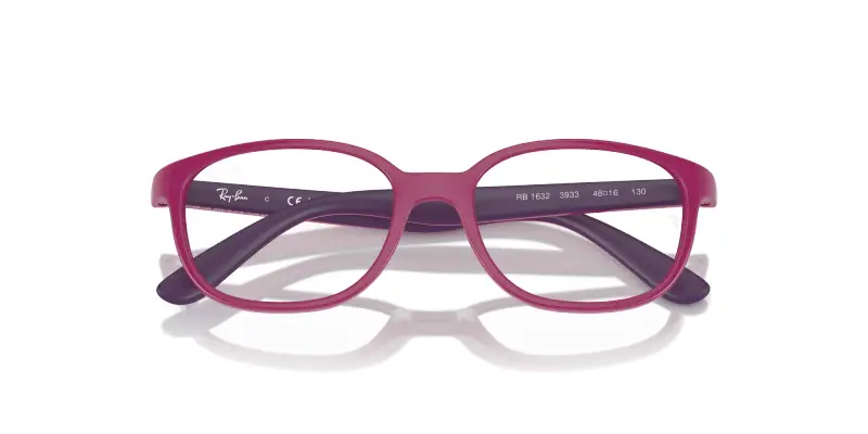 Bambino Ray - Ban RY1632 3933 Montature da vista Acetato Fucsia Pantos miniatura 2