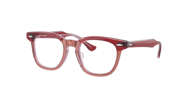Bambino Ray - Ban RY9098V 3960 Montature da vista Acetato Rosso Squadrata