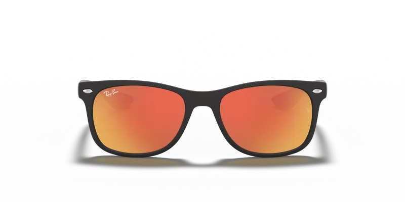 Ray - Ban Bambino RJ9052S JUNIOR NEW WAYFARER 100S6Q Occhiali da sole Iniettato Nero Marrone Squadrata Normale miniatura 2