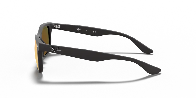 Ray - Ban Bambino RJ9052S JUNIOR NEW WAYFARER 100S6Q Occhiali da sole Iniettato Nero Marrone Squadrata Normale miniatura 3