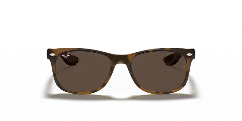 Ray - Ban Bambino RJ9052S JUNIOR NEW WAYFARER 152/73 Occhiali da sole Iniettato Tartaruga Marrone Squadrata Normale miniatura 2