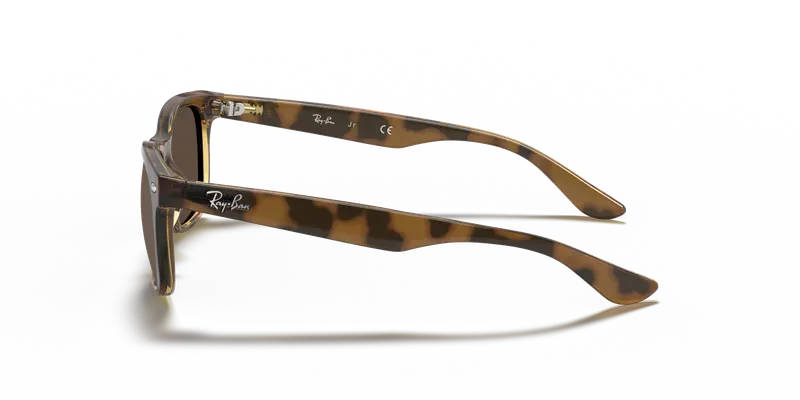 Ray - Ban Bambino RJ9052S JUNIOR NEW WAYFARER 152/73 Occhiali da sole Iniettato Tartaruga Marrone Squadrata Normale miniatura 3