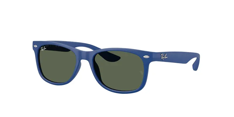 Ray - Ban Bambino RJ9052S JUNIOR NEW WAYFARER 717771 Occhiali da sole Nylon Blu Verde Squadrata Normale