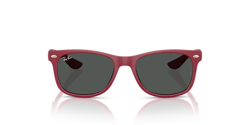 Ray - Ban Bambino RJ9052S JUNIOR NEW WAYFARER 717887 Occhiali da sole Nylon Rosso Grigio Squadrata Normale miniatura 2