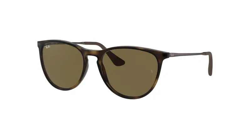 Ray - Ban Bambino RJ9060S JUNIOR ERIKA 700673 Occhiali da sole Iniettato Tartaruga Marrone Pantos Normale