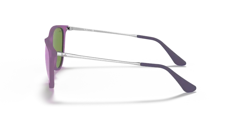 Ray - Ban Bambino RJ9060S JUNIOR ERIKA 70084V Occhiali da sole Iniettato Viola Grigio Pantos Normale miniatura 3