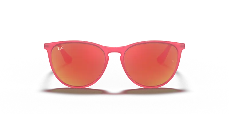 Ray - Ban Bambino RJ9060S JUNIOR ERIKA 70096Q Occhiali da sole Iniettato Rosa Marrone Pantos Normale miniatura 2