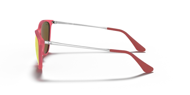 Ray - Ban Bambino RJ9060S JUNIOR ERIKA 70096Q Occhiali da sole Iniettato Rosa Marrone Pantos Normale miniatura 3