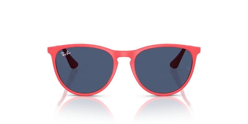 Ray - Ban Bambino RJ9060S JUNIOR ERIKA 718180 Occhiali da sole Iniettato Rosso Blu Pantos Normale miniatura 2