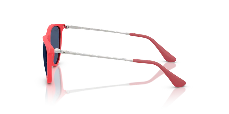 Ray - Ban Bambino RJ9060S JUNIOR ERIKA 718180 Occhiali da sole Iniettato Rosso Blu Pantos Normale miniatura 3