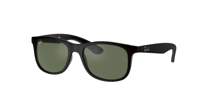 Ray - Ban Bambino RJ9062S  701371 Occhiali da sole Iniettato Nero Verde Squadrata Normale