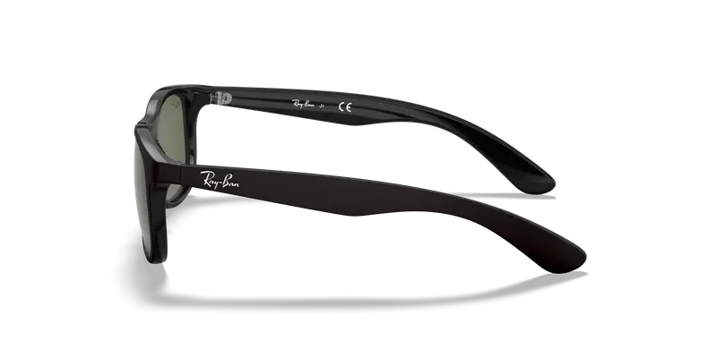 Ray - Ban Bambino RJ9062S 701371 Occhiali da sole Iniettato Nero Verde Squadrata Normale miniatura 3