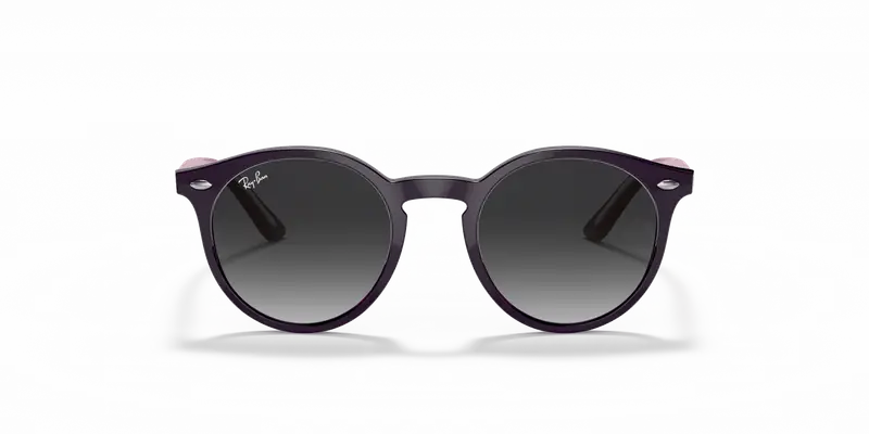 Ray - Ban Bambino RJ9064S 70218G Occhiali da sole Iniettato Viola Grigio Pantos Normale Sfumato miniatura 2