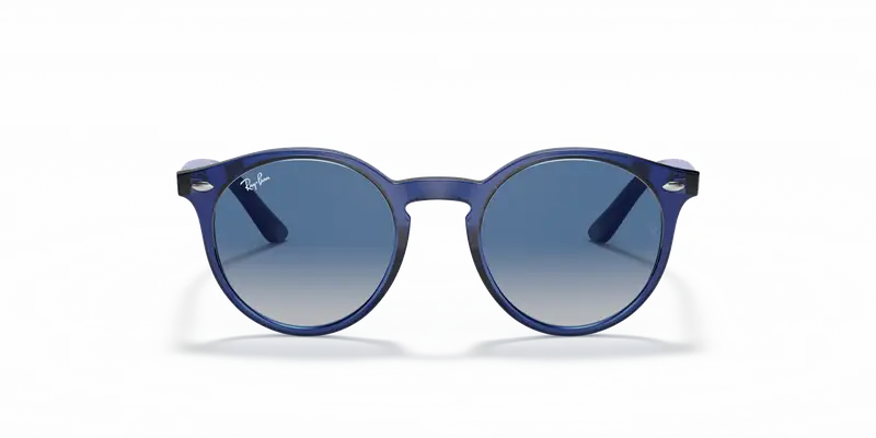 Ray - Ban Bambino RJ9064S 70624L Occhiali da sole Iniettato Blu Grigio Pantos Normale Sfumato miniatura 2