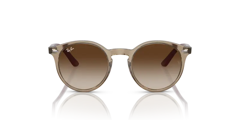 Ray - Ban Bambino RJ9064S 712313 Occhiali da sole Iniettato Marrone Marrone Pantos Normale Sfumato miniatura 2