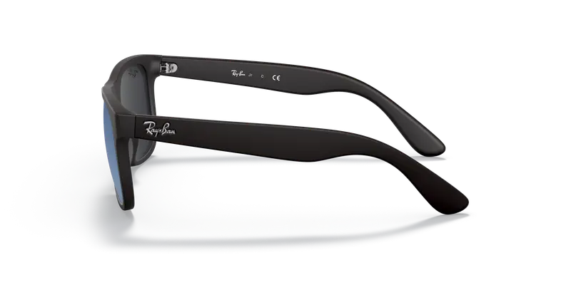 Ray - Ban Bambino RJ9069S JUNIOR JUSTIN 702855 Occhiali da sole Iniettato Nero Blu Squadrata Specchiate Specchiato miniatura 3