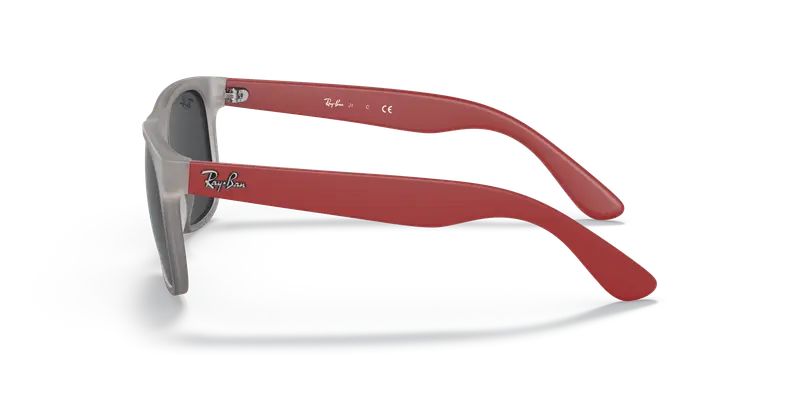 Ray - Ban Bambino RJ9069S JUNIOR JUSTIN 705987 Occhiali da sole Iniettato Grigio Grigio Squadrata Normale miniatura 3