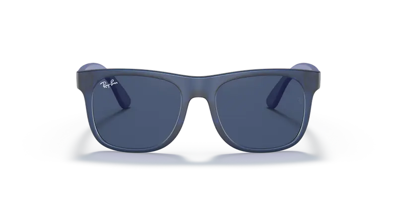 Ray - Ban Bambino RJ9069S JUNIOR JUSTIN 706080 Occhiali da sole Iniettato Blu Blu Squadrata Normale miniatura 2
