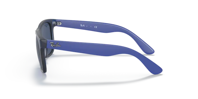 Ray - Ban Bambino RJ9069S JUNIOR JUSTIN 706080 Occhiali da sole Iniettato Blu Blu Squadrata Normale miniatura 3