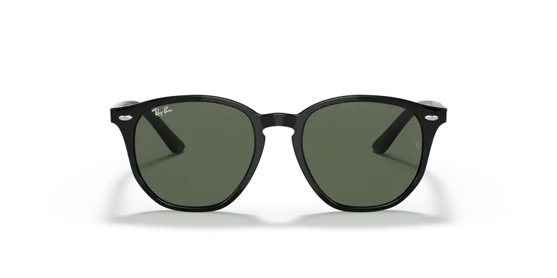 Ray - Ban Bambino RJ9070S 100/71 Occhiali da sole Iniettato Nero Verde Geometrica Normale miniatura 2