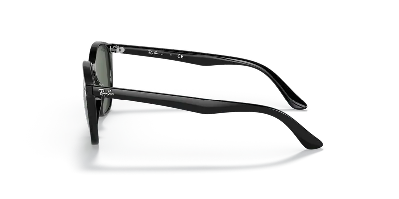 Ray - Ban Bambino RJ9070S 100/71 Occhiali da sole Iniettato Nero Verde Geometrica Normale miniatura 3