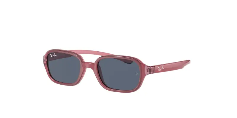 Ray - Ban Bambino RJ9074S  709887 Occhiali da sole Iniettato Rosa Grigio Squadrata Normale