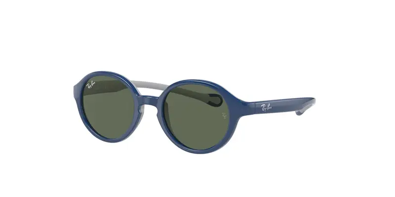 Ray - Ban Bambino RJ9075S 709671 Occhiali da sole Iniettato Blu Verde Pantos Normale