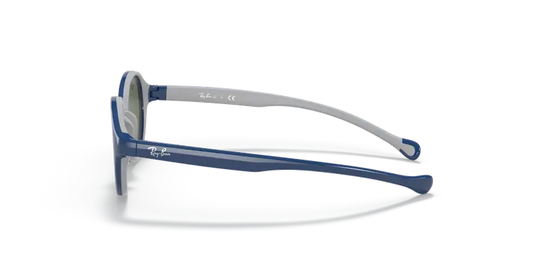 Ray - Ban Bambino RJ9075S 709671 Occhiali da sole Iniettato Blu Verde Pantos Normale miniatura 3