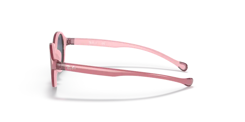 Ray - Ban Bambino RJ9075S 709887 Occhiali da sole Iniettato Rosa Grigio Pantos Normale miniatura 3