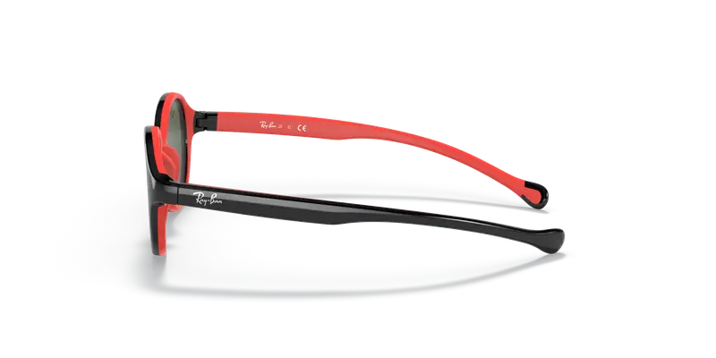 Ray - Ban Bambino RJ9075S 710071 Occhiali da sole Iniettato Nero Verde Pantos Normale miniatura 3