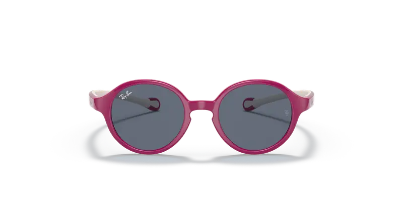 Ray - Ban Bambino RJ9075S 710187 Occhiali da sole Iniettato Rosa Grigio Pantos Normale miniatura 2