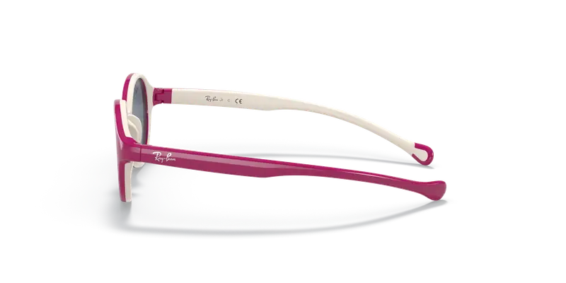 Ray - Ban Bambino RJ9075S 710187 Occhiali da sole Iniettato Rosa Grigio Pantos Normale miniatura 3