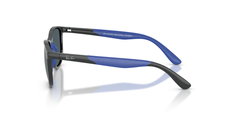 Ray - Ban Bambino RJ9077S 715155 Occhiali da sole Iniettato Grigio Blu Squadrata Specchiate miniatura 3