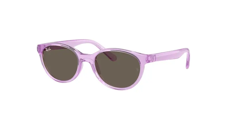 Ray - Ban Bambino RJ9080S 7172/3 Occhiali da sole Iniettato Viola Marrone Squadrata Normale