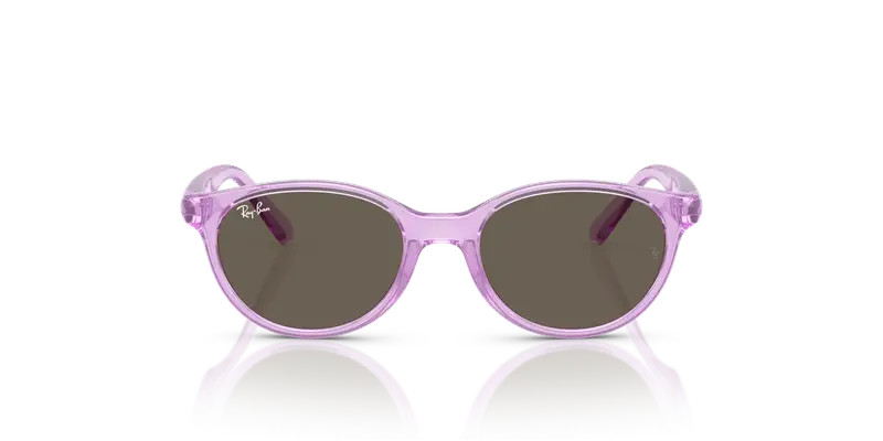 Ray - Ban Bambino RJ9080S 7172/3 Occhiali da sole Iniettato Viola Marrone Squadrata Normale miniatura 2