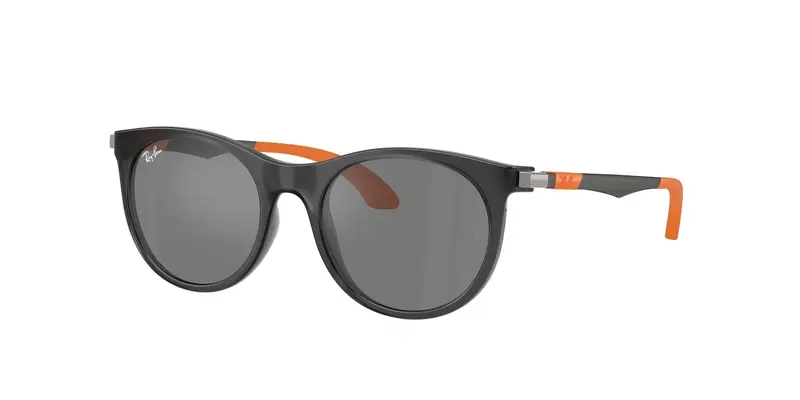 Ray - Ban Bambino RJ9082S  71856G Occhiali da sole Nylon Grigio Grigio Pantos Specchiate