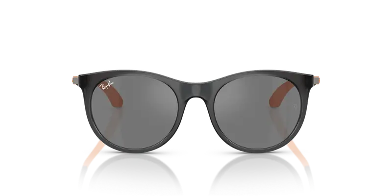 Ray - Ban Bambino RJ9082S 71856G Occhiali da sole Nylon Grigio Grigio Pantos Specchiate miniatura 2