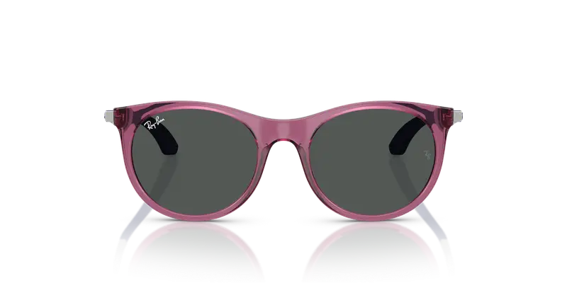 Ray - Ban Bambino RJ9082S 718687 Occhiali da sole Nylon Viola Grigio Pantos Normale miniatura 2