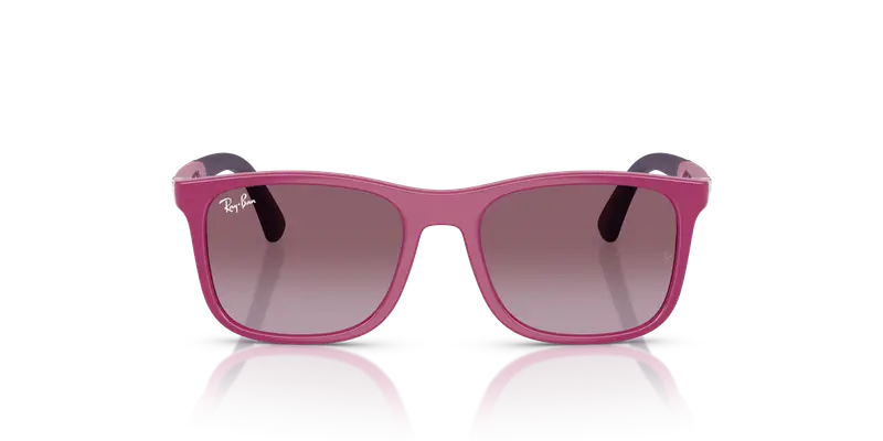 Ray - Ban Bambino RJ9084S 71498H Occhiali da sole Iniettato Viola Viola Squadrata Normale Sfumato miniatura 2