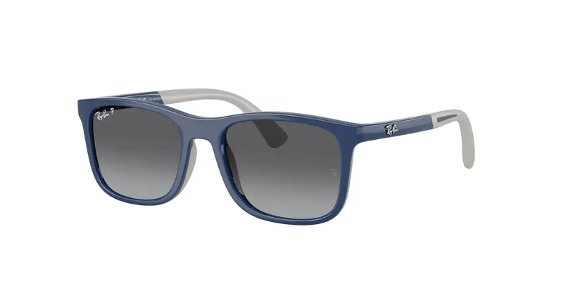 Ray - Ban Bambino RJ9084S  7187T3 Occhiali da sole Iniettato Grigio Marrone Squadrata Polarizzata