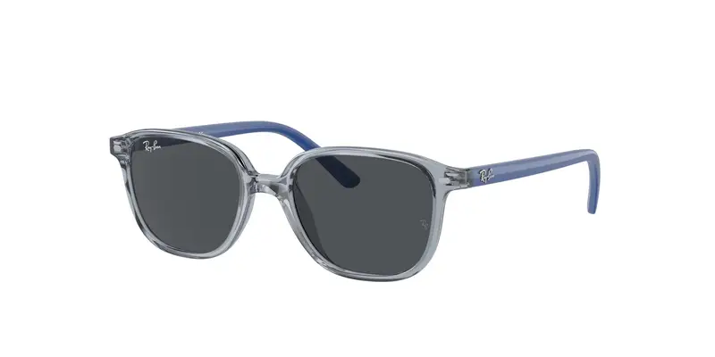 Ray - Ban Bambino RJ9093S JUNIOR LEONARD 711087 Occhiali da sole Iniettato Blu Grigio Squadrata Normale